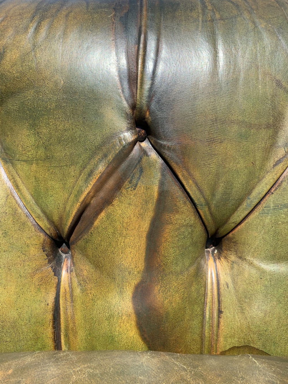 Hand dyed leather Chesterfield  View VI