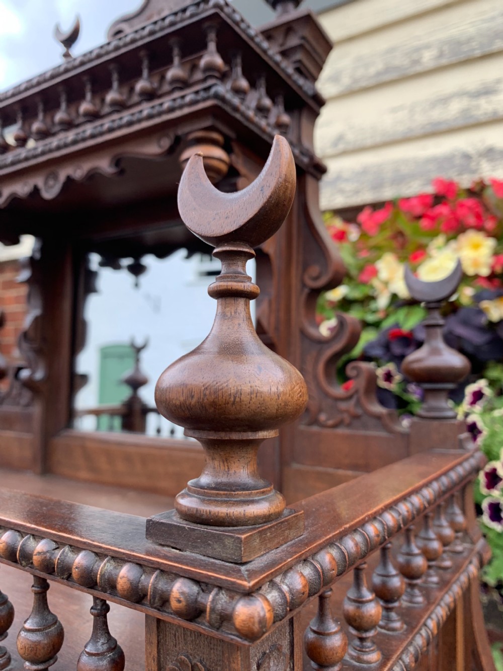Islamic inspired Walnut cabinet  View II