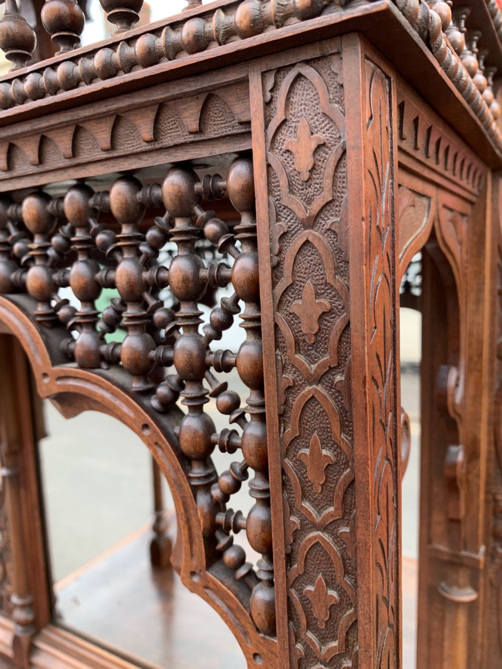 Islamic inspired Walnut cabinet  View IV
