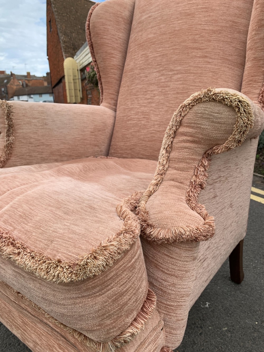 Pair of wing armchairs  View II