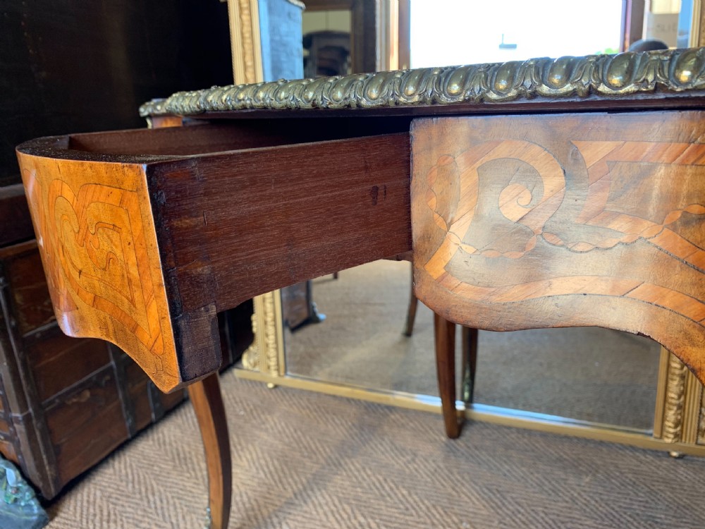 Nineteenth century inlaid Walnut table View II