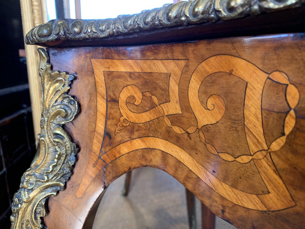 Nineteenth century inlaid Walnut table View III