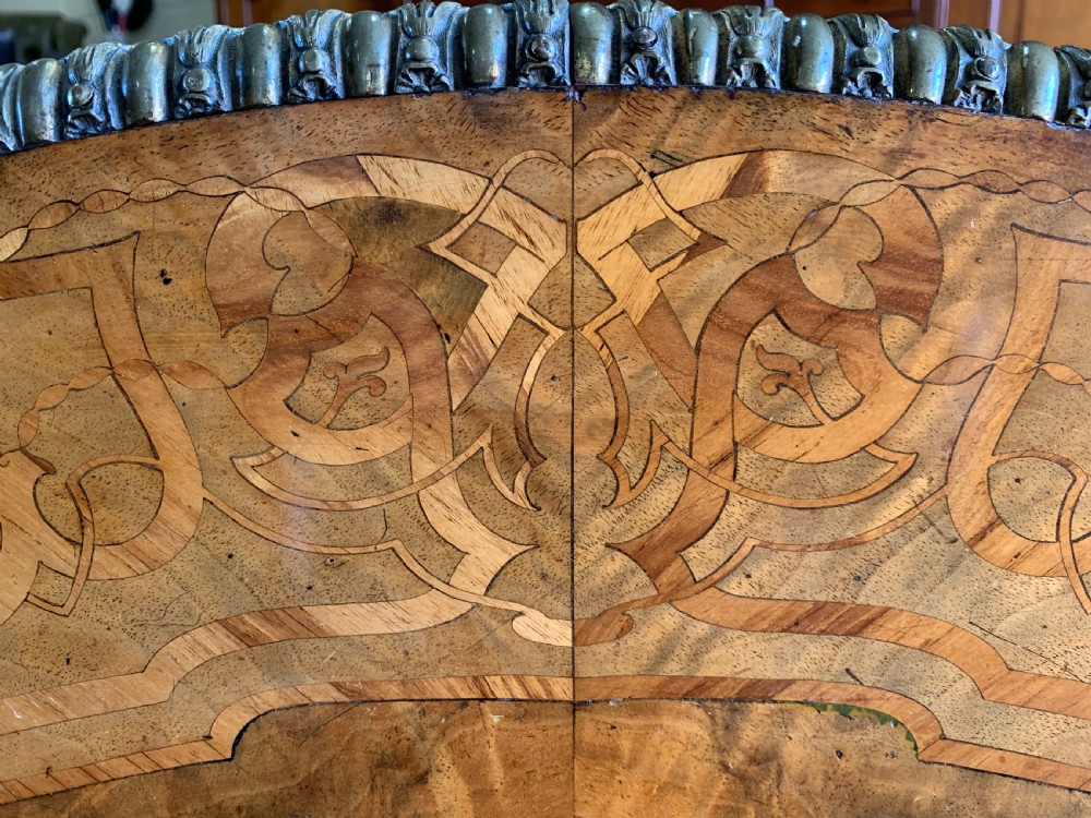 Nineteenth century inlaid Walnut table View IX