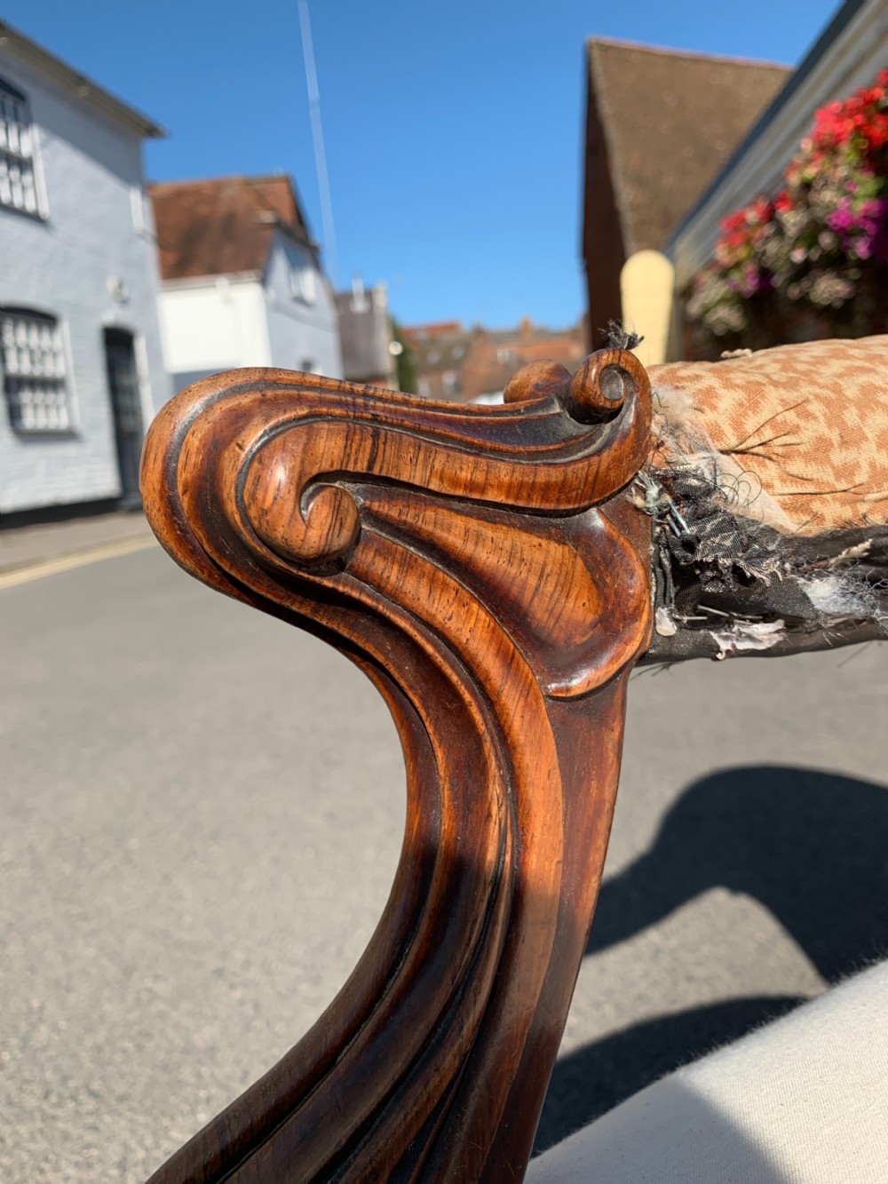 Victorian Rosewood armchair  View III