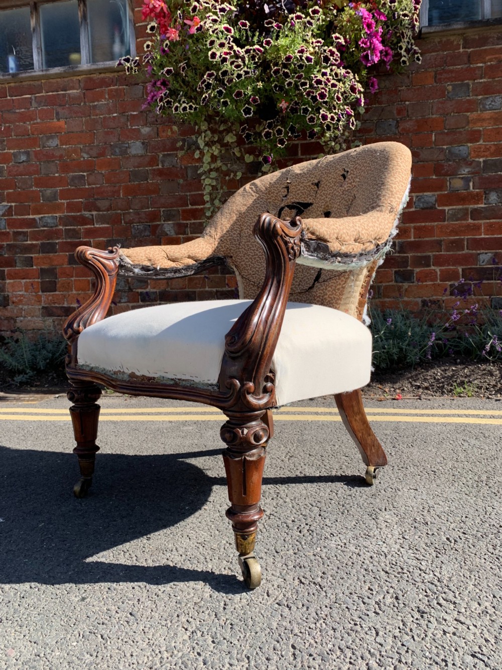 Victorian Rosewood armchair  View VII