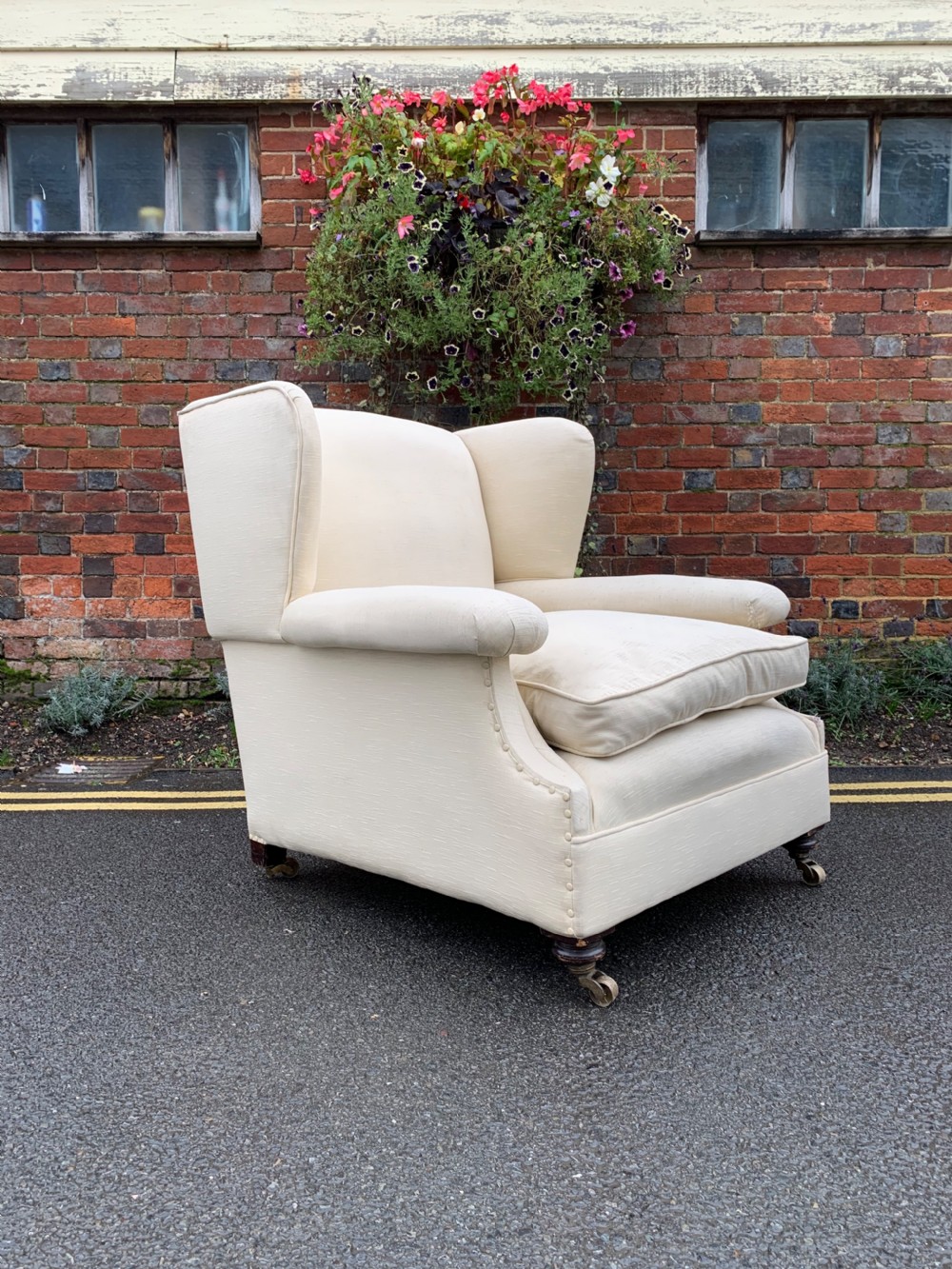 Large winged armchair  View II