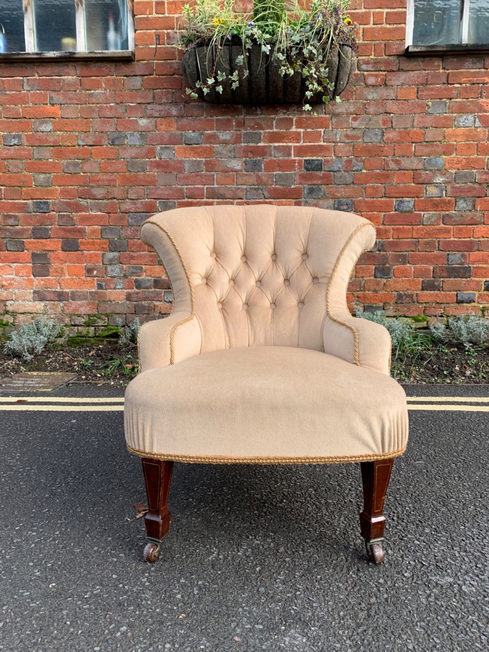 Small Victorian armchair  View V