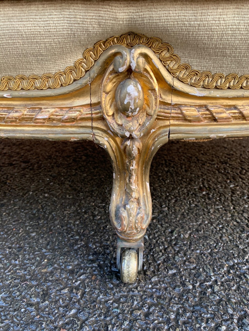 English giltwood sofa View III