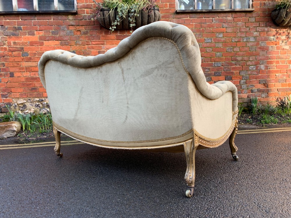 English giltwood sofa View VI