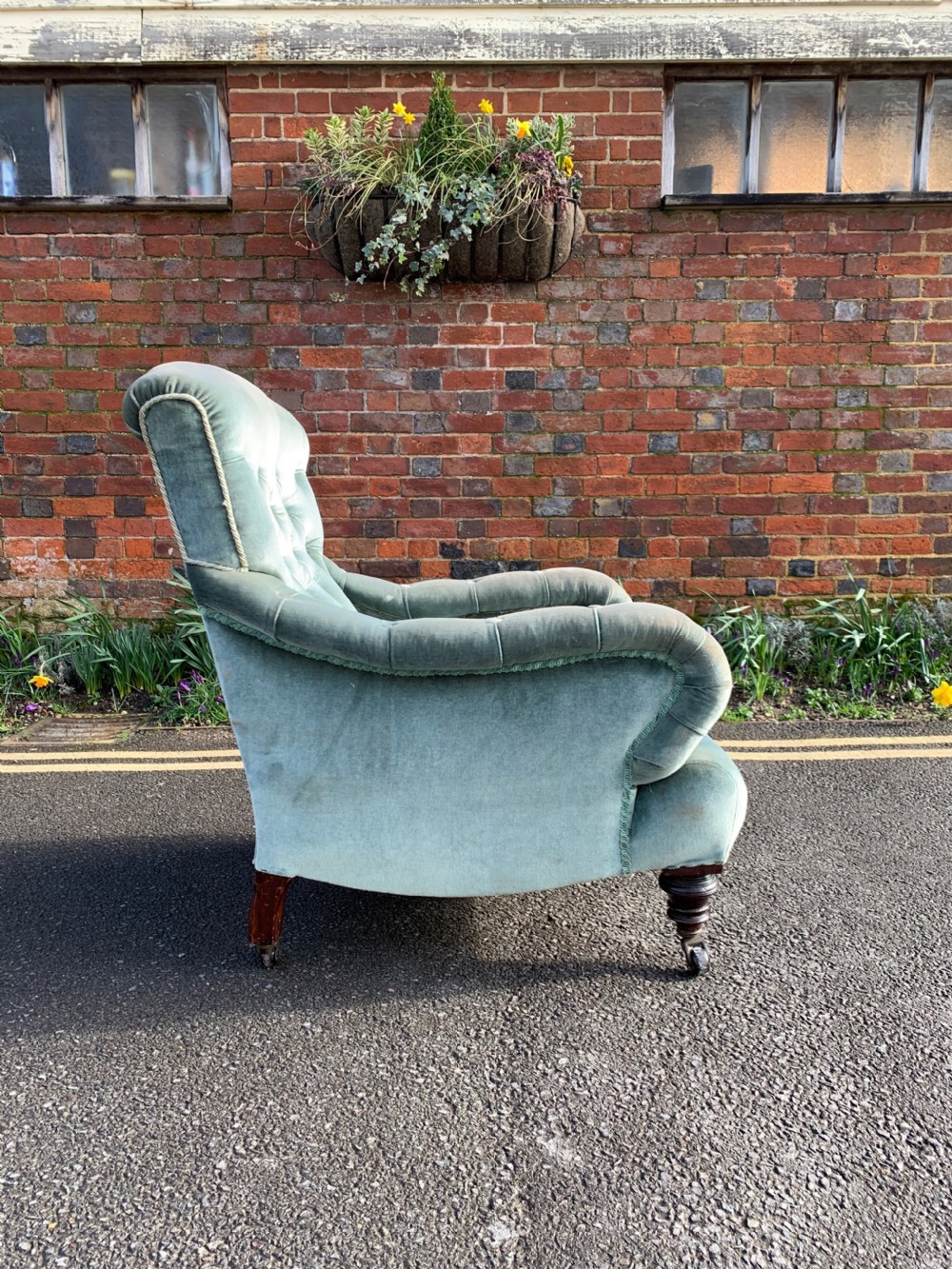 Late Victorian armchair  View II