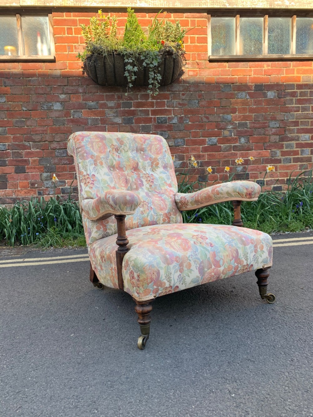 Howard and Sons open armchair  View II