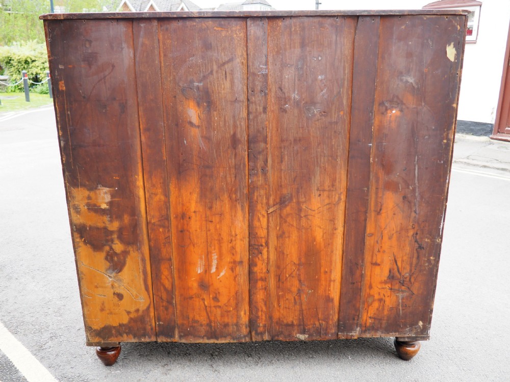 George III mahogany chest of eight drawers View IV