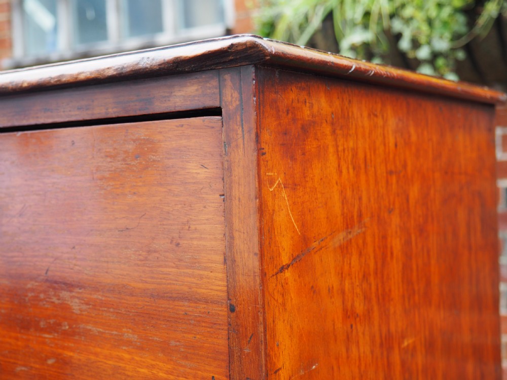 George III mahogany chest of eight drawers View IX