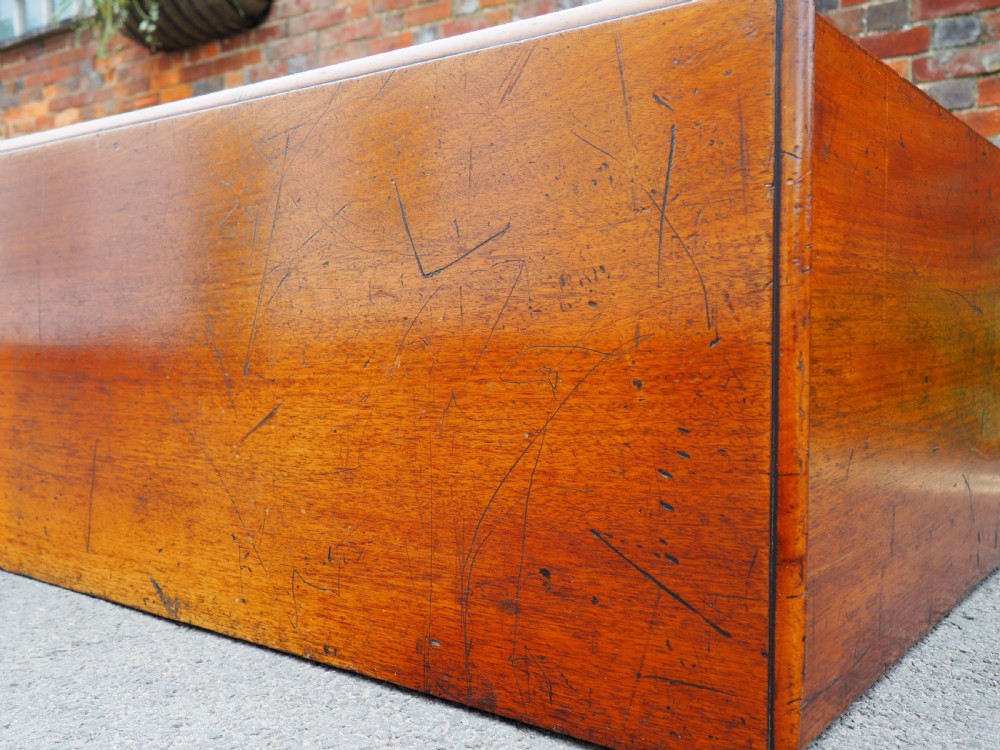 George III mahogany chest of eight drawers View XI