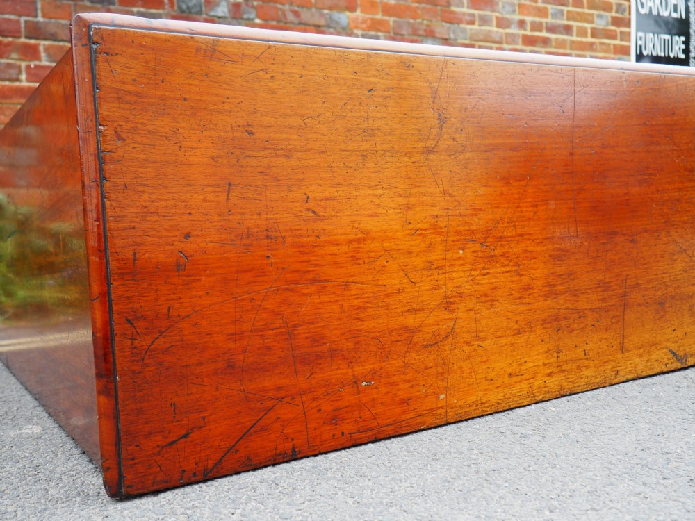 George III mahogany chest of eight drawers View XII