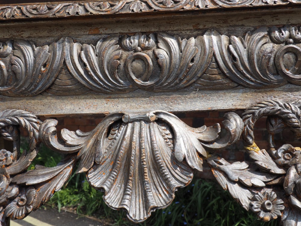 Decorative painted cabinet on stand View VIII