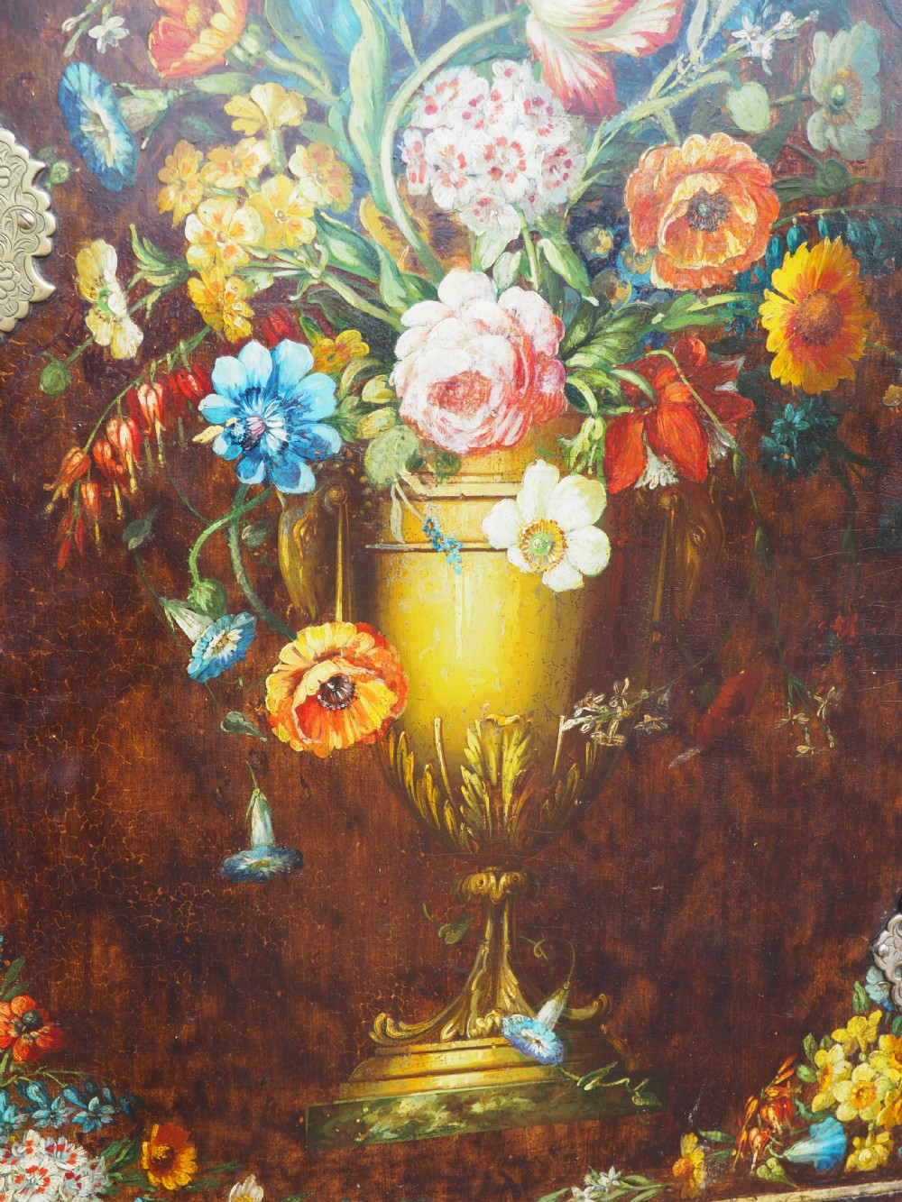 Decorative painted cabinet on stand View XIV