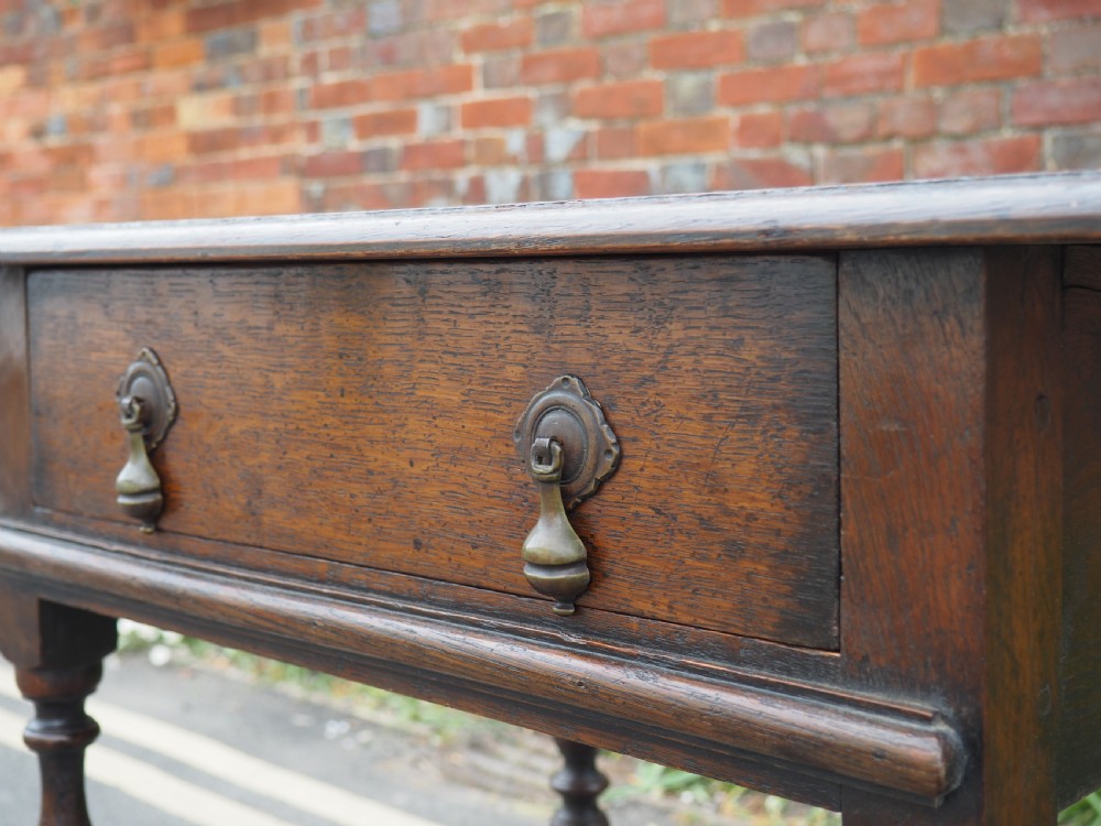 Oak side table View II