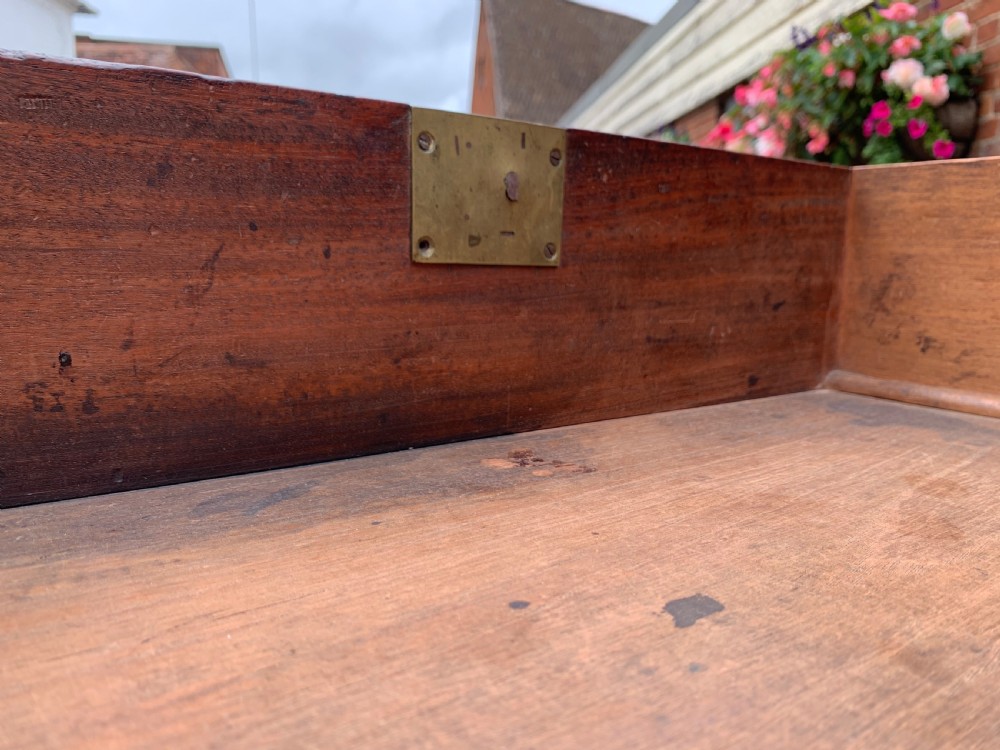 Mahogany military campaign chest  View V