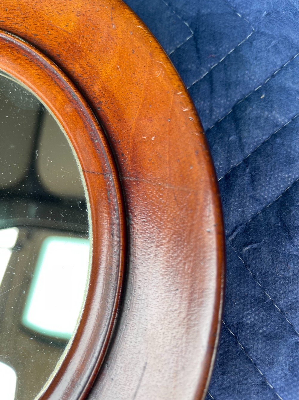 Pair of Victorian circular mirrors  View II