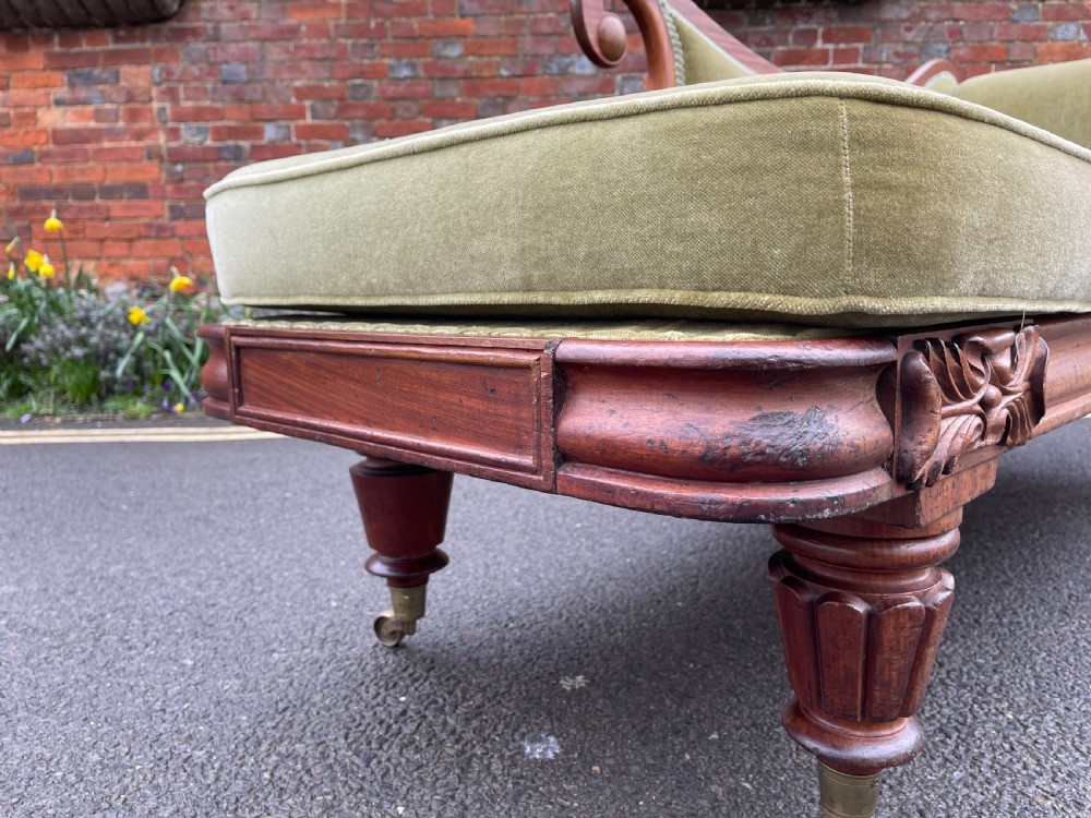 William IV mahogany chaise  View VIII