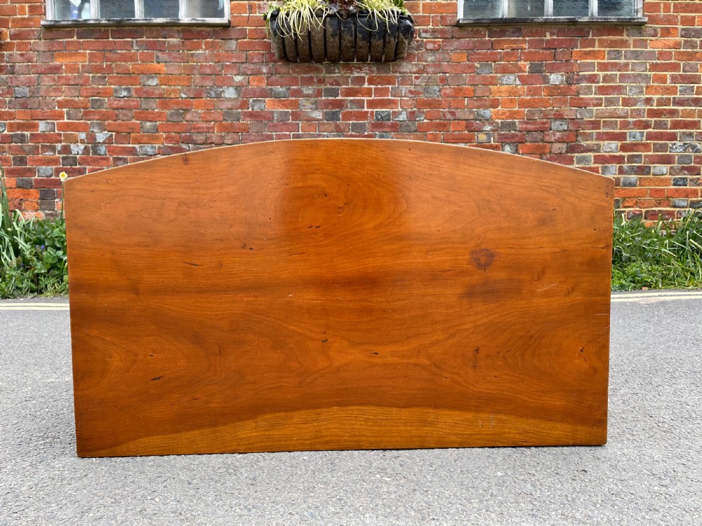 Nineteenth century bowfronted maple chest  View IX