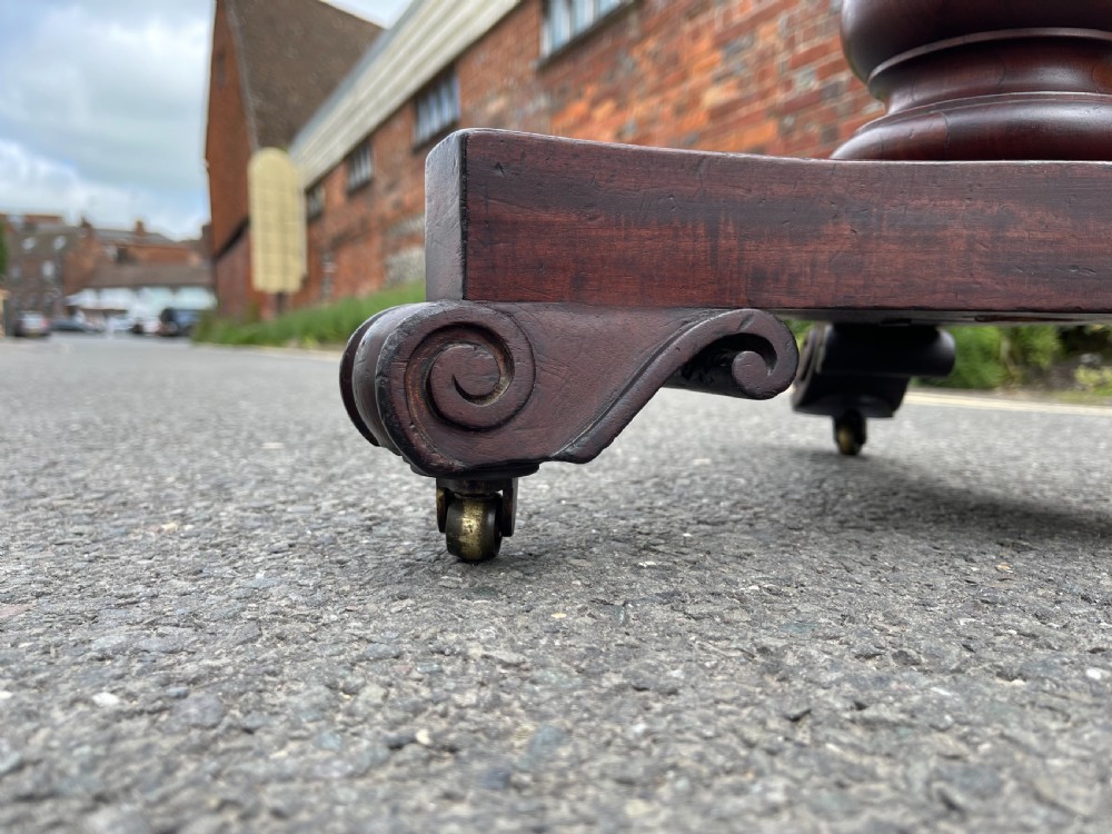 Small William IV period Mahogany table  View II