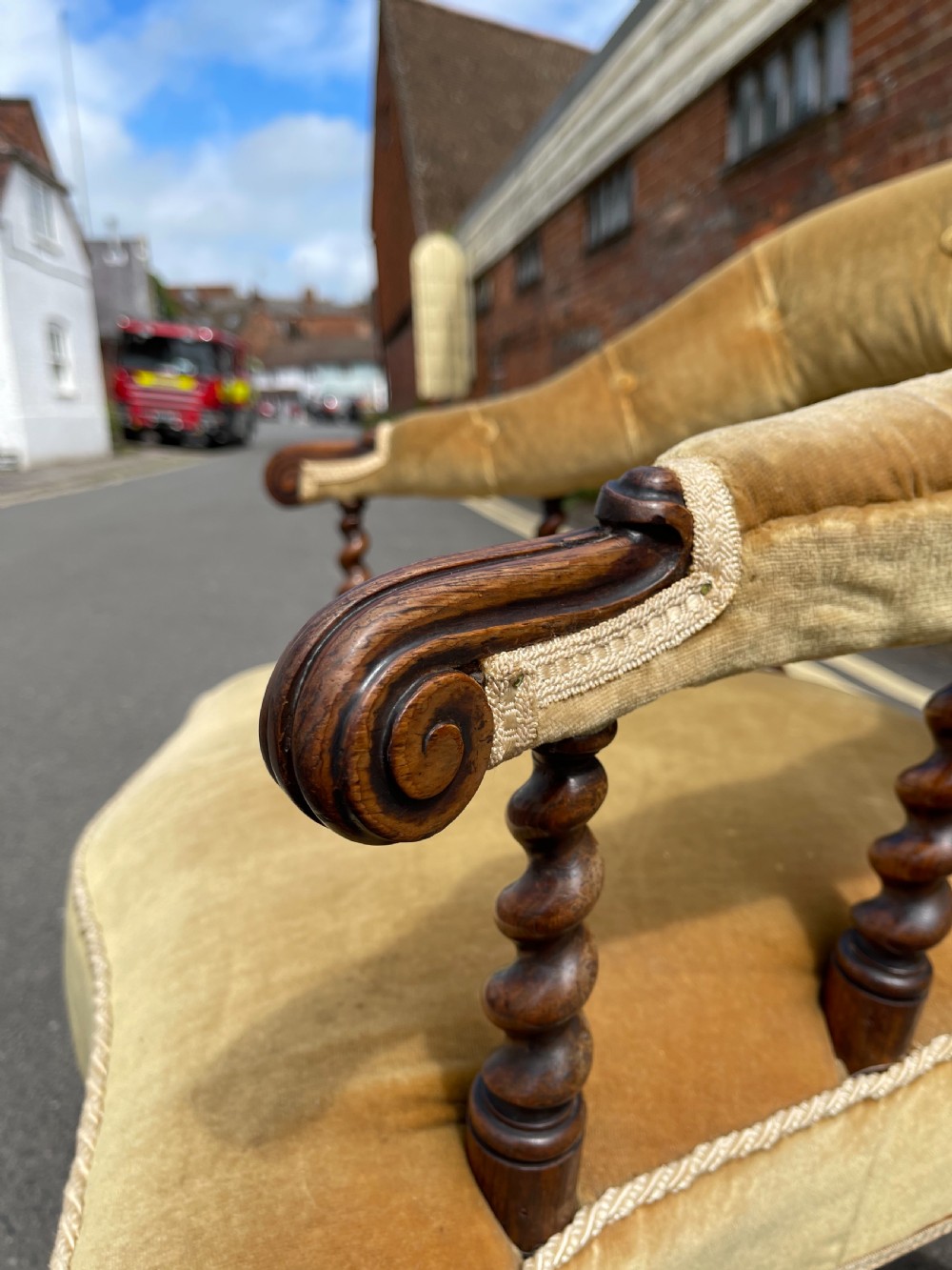 William IV Rosewood armchair  View V