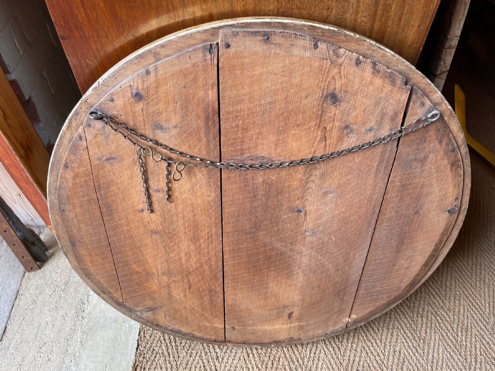 Large nineteenth century convex mirror  View III