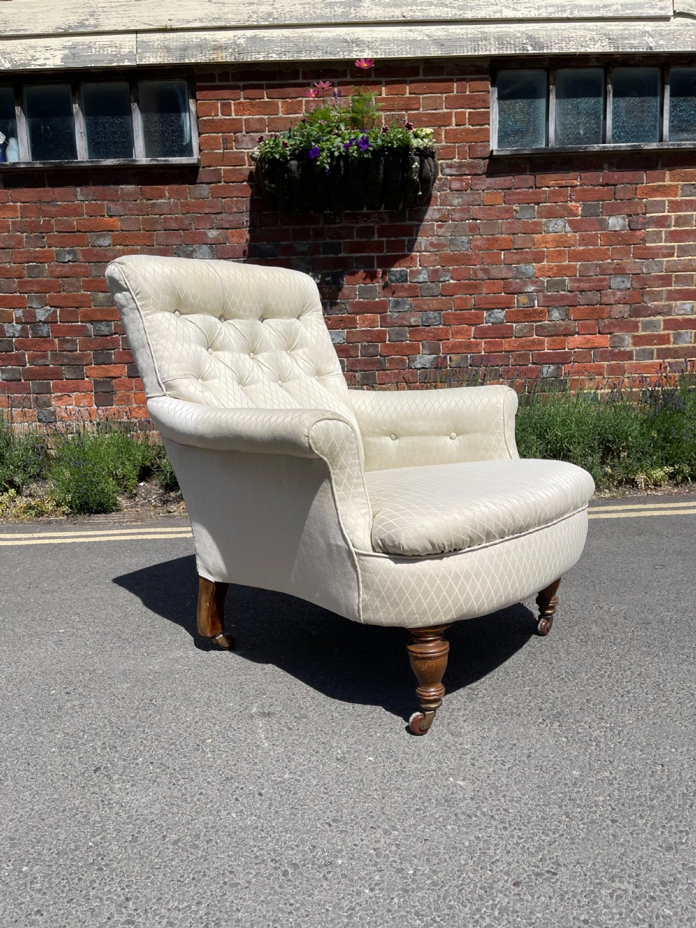 Late Victorian armchair  View II