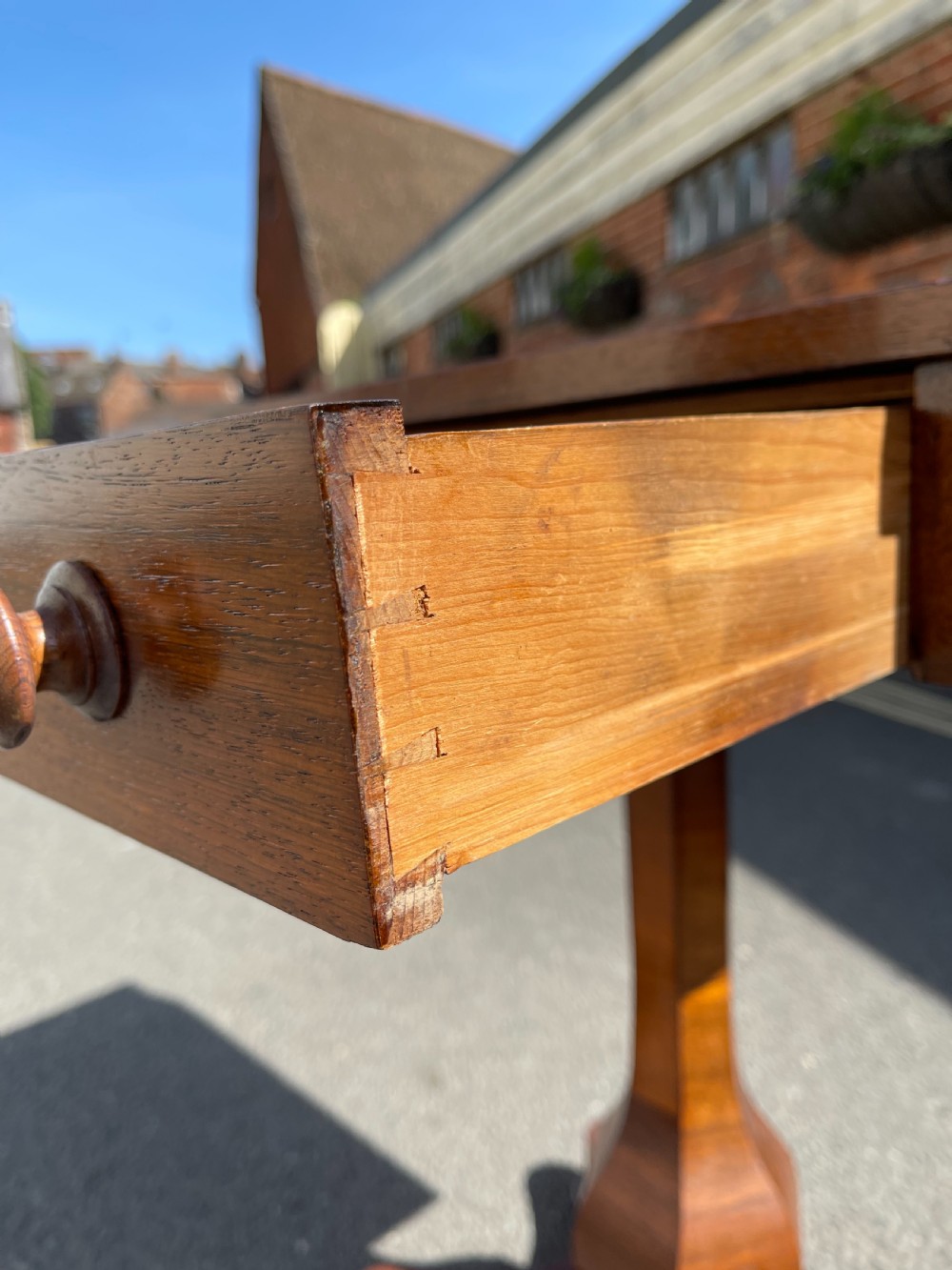 Nineteenth century rosewood pedestal table  View II