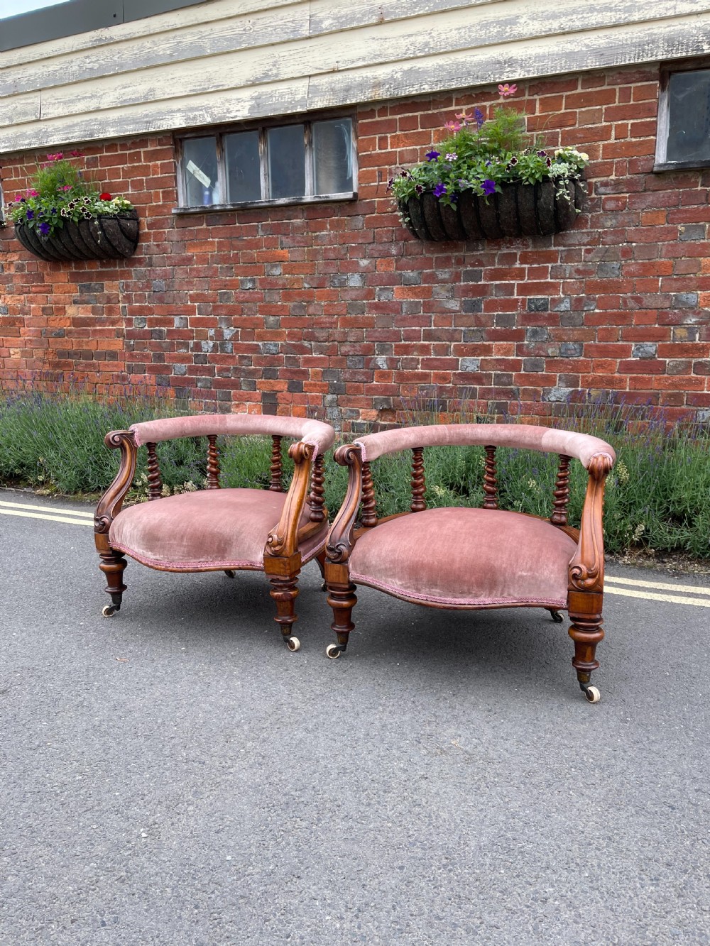 Pair of Nineteenth century armchairs 