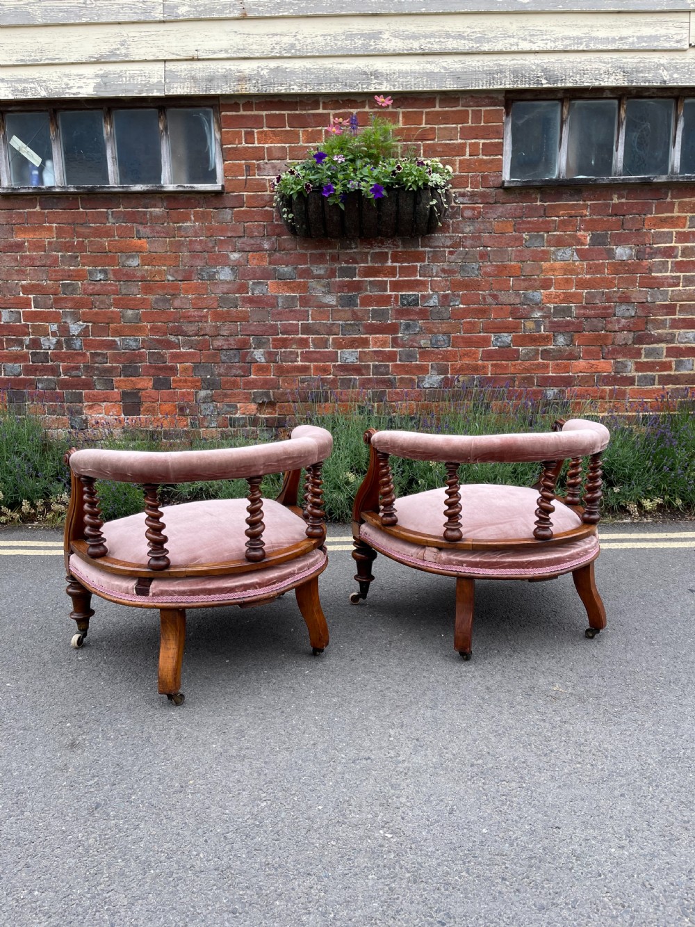 Pair of Nineteenth century armchairs  View V
