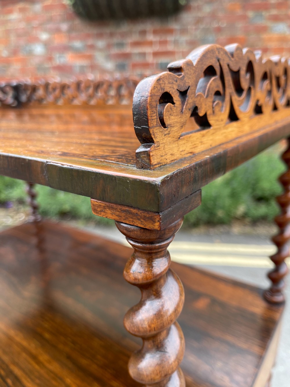 Victorian rosewood etagere  View IX