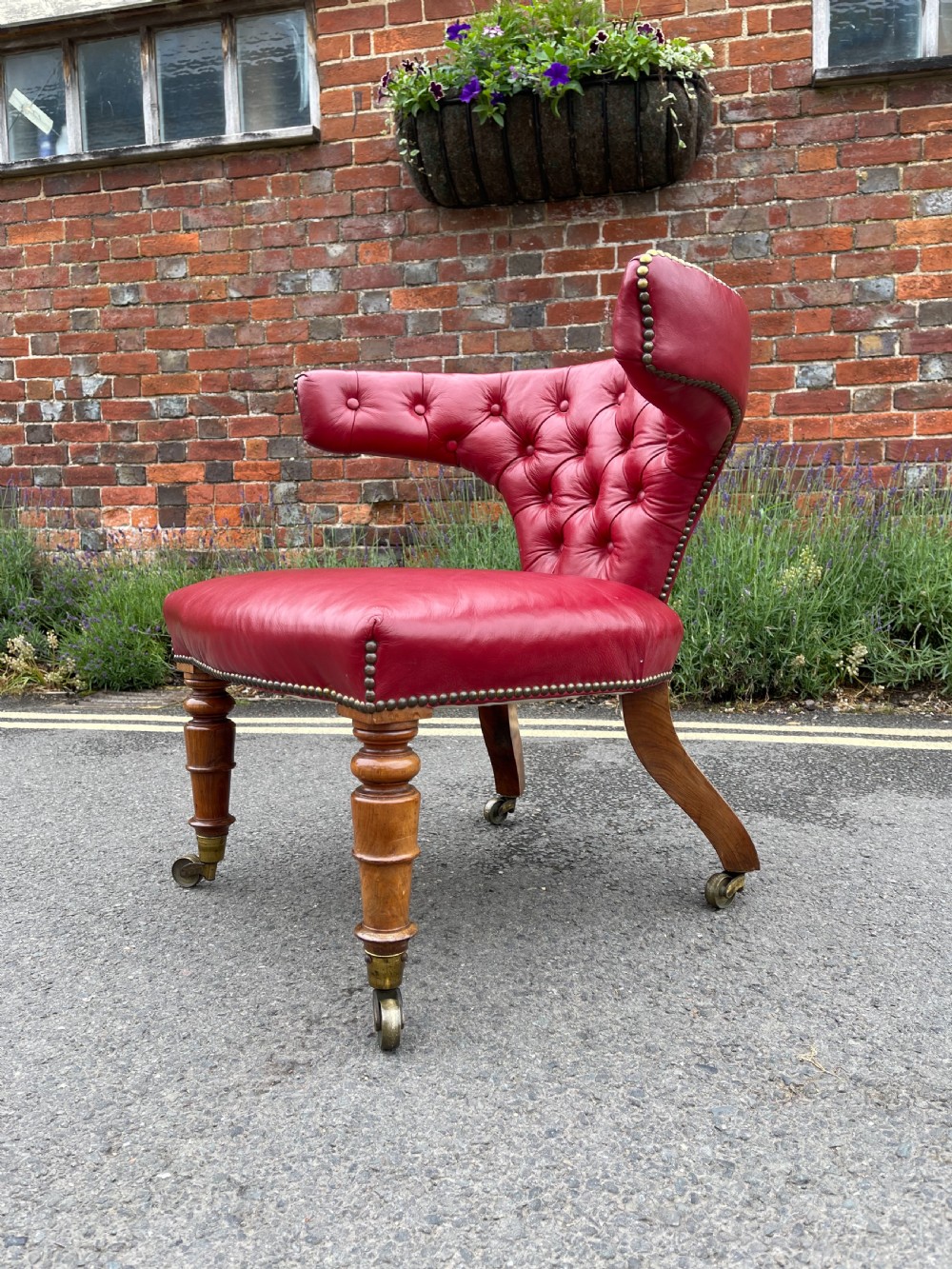 Nineteenth century cockfighting chair 