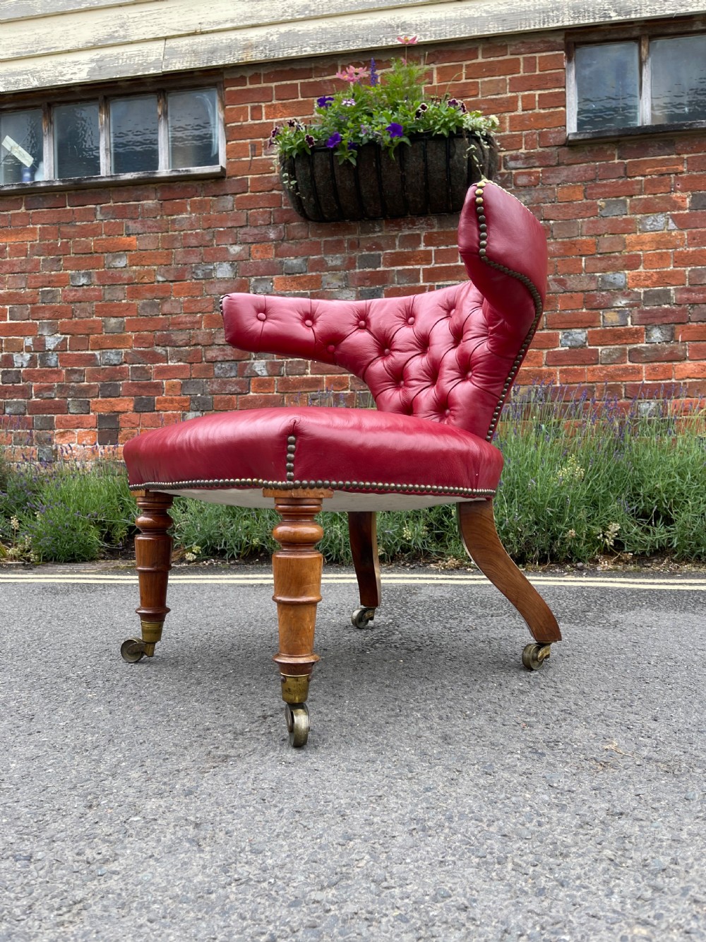 Nineteenth century cockfighting chair  View III
