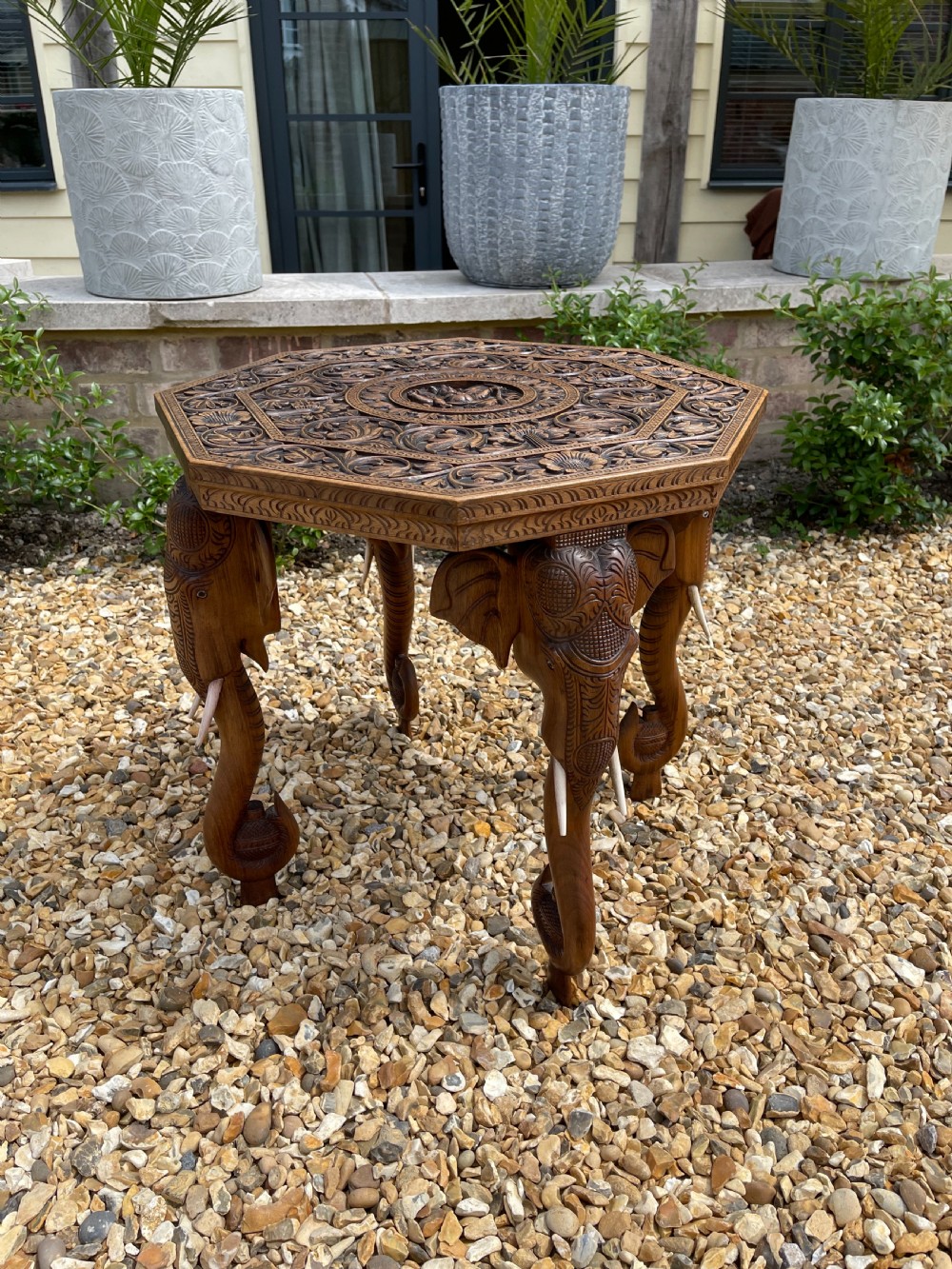 Indian elephant table 