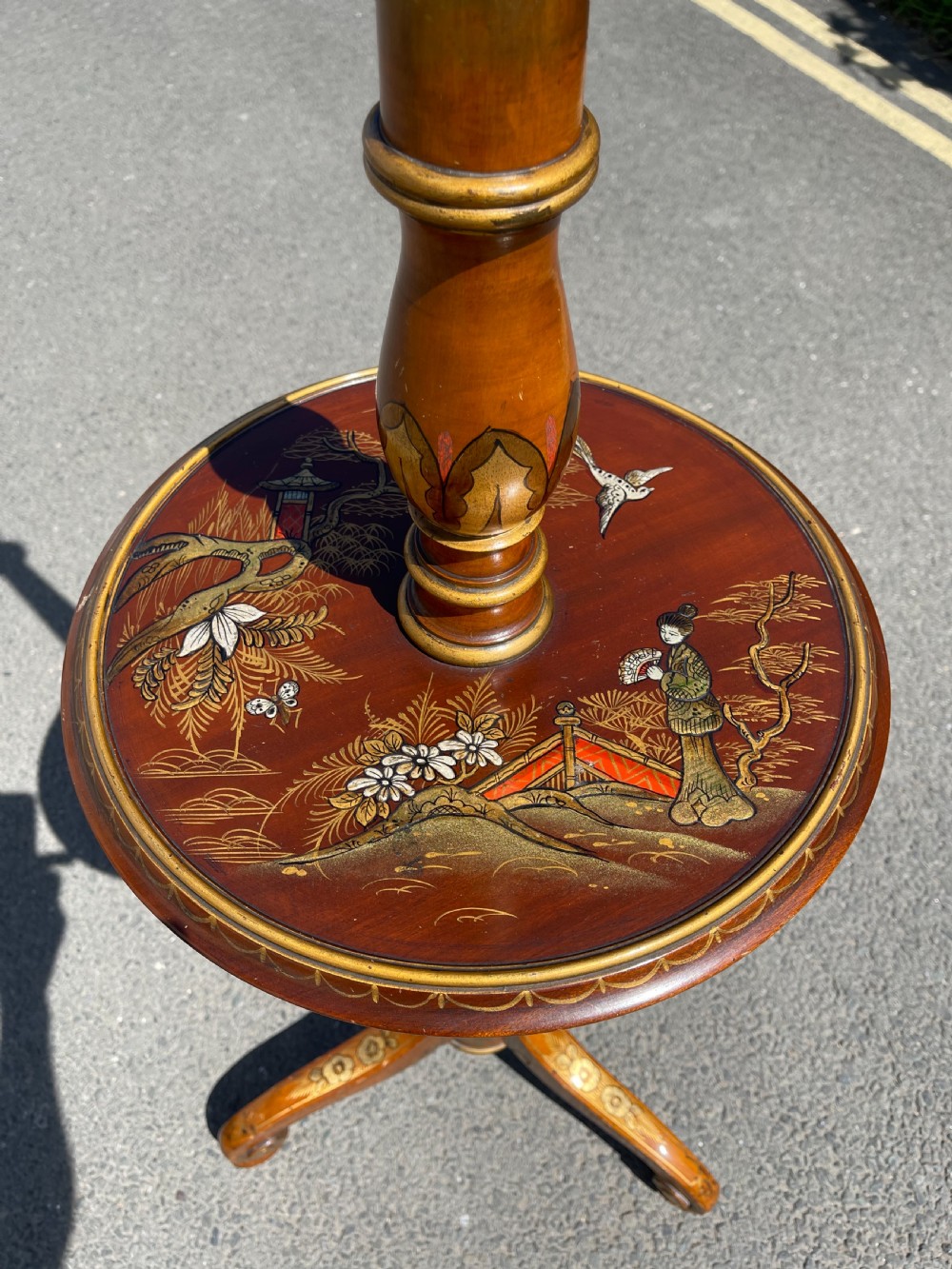 Chinoiserie standard lamp  View II