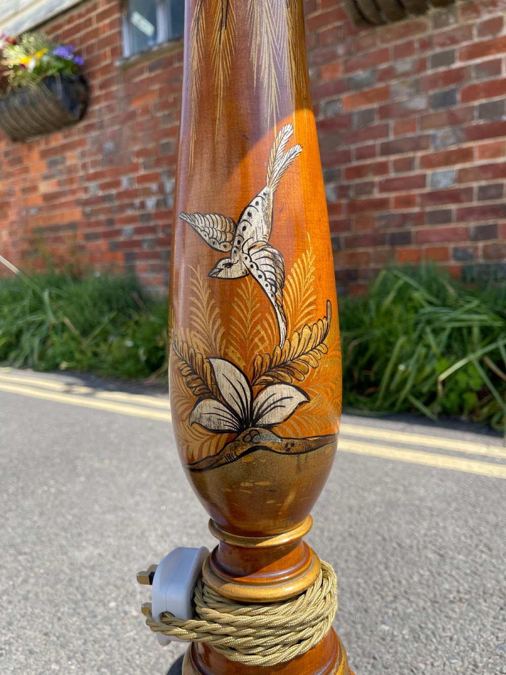 Chinoiserie standard lamp  View V