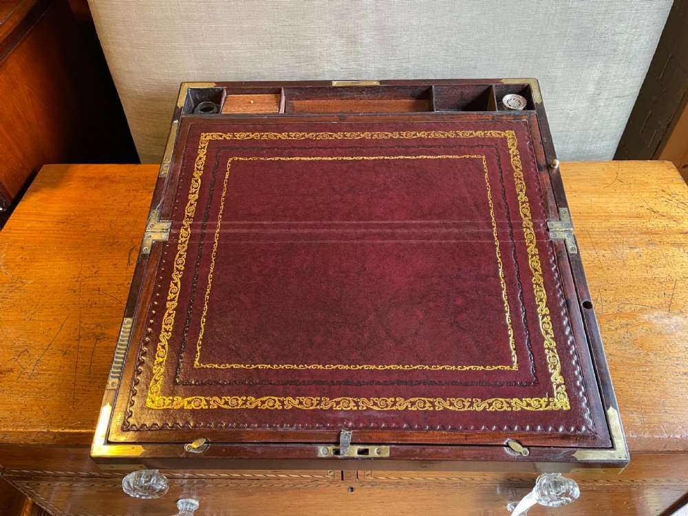 Nineteenth century Mahogany writing slope  View IV
