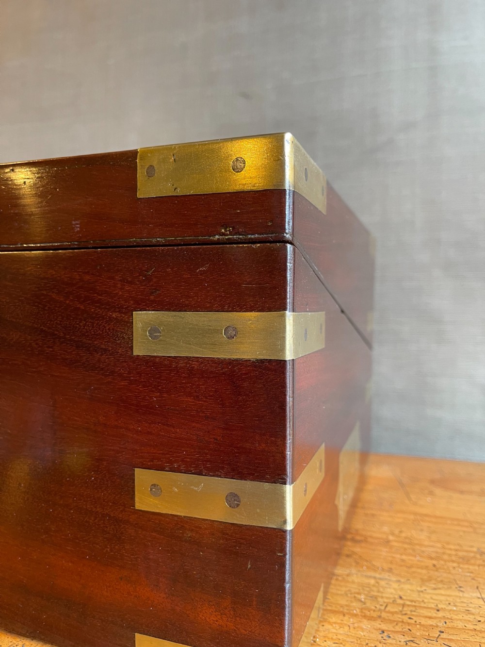 Nineteenth century Mahogany writing slope  View VI