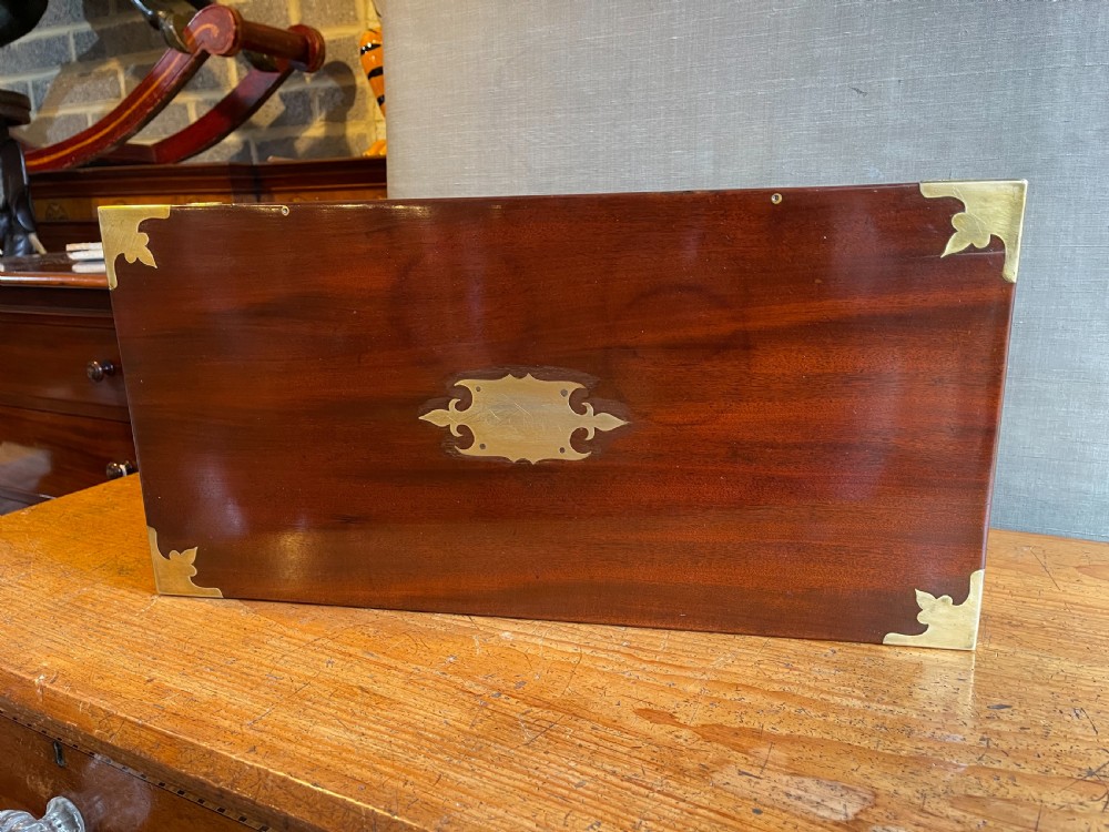 Nineteenth century Mahogany writing slope  View VII