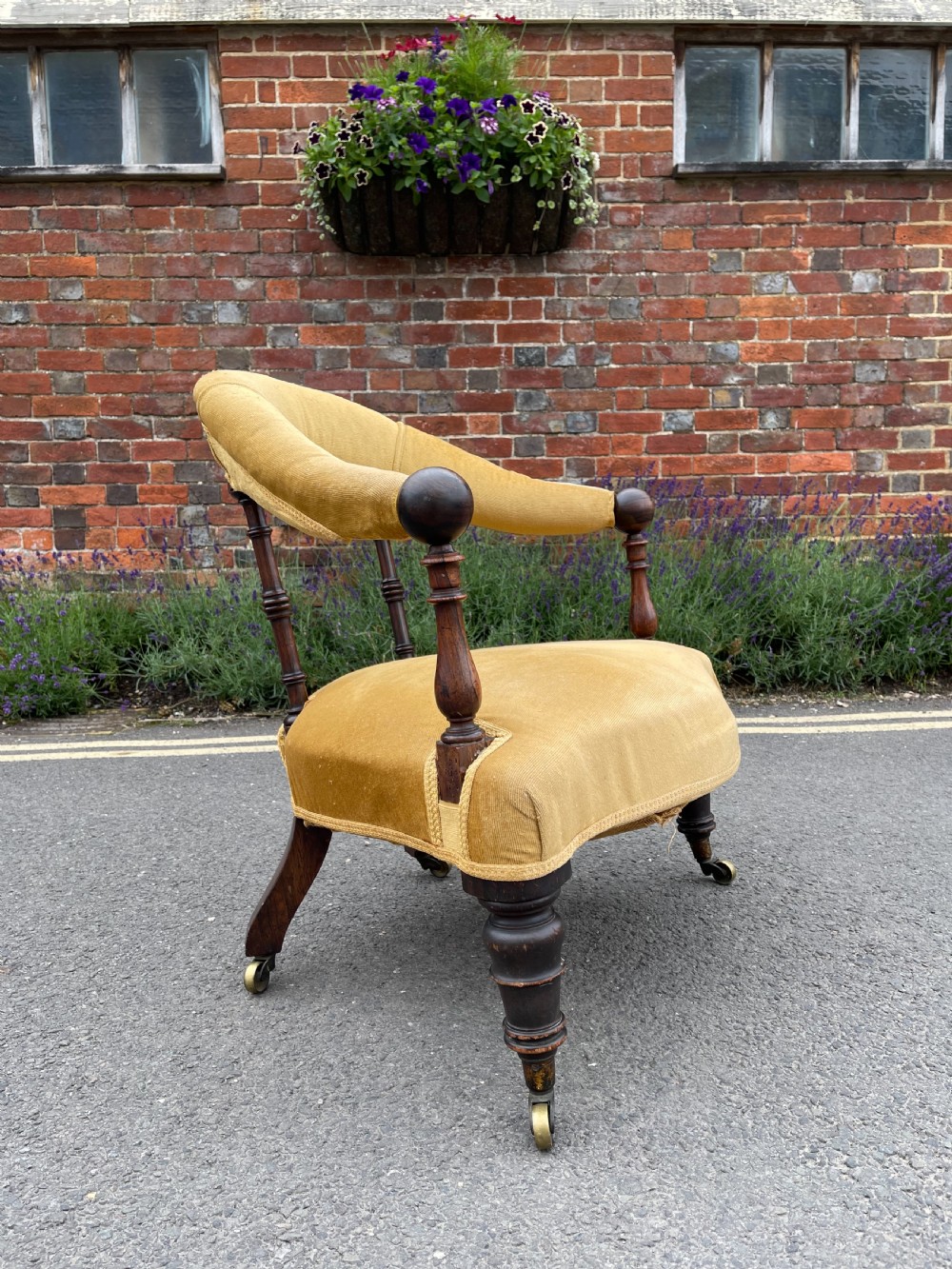 Early Victorian Rosewood armchair  View IV