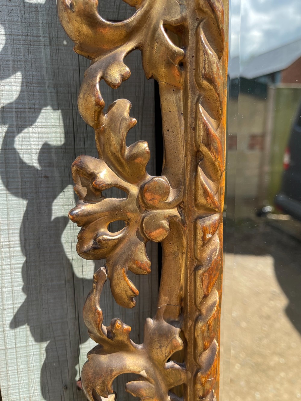 Florentine giltwood mirror  View III