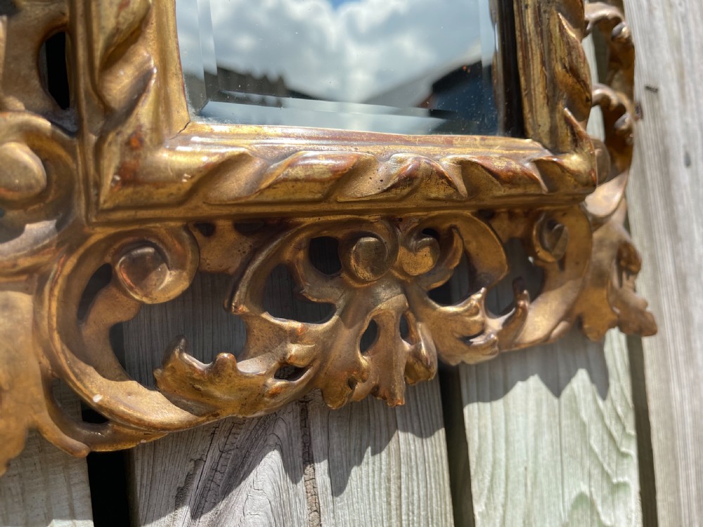 Florentine giltwood mirror  View V