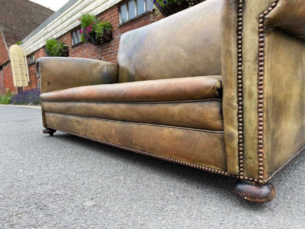 English leather sofa  View II