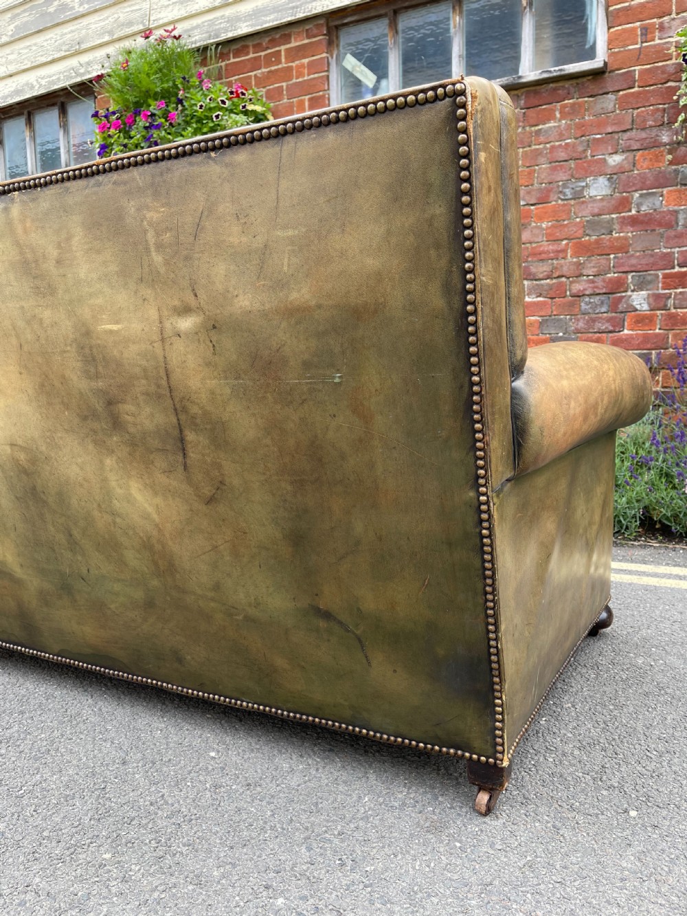 English leather sofa  View VI
