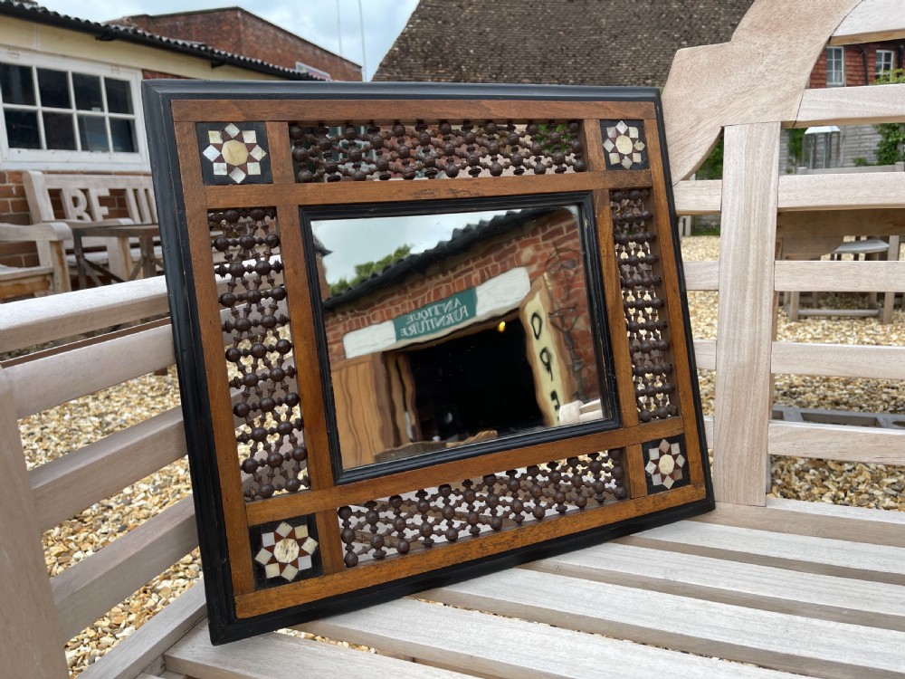 Moorish inlaid mirror 