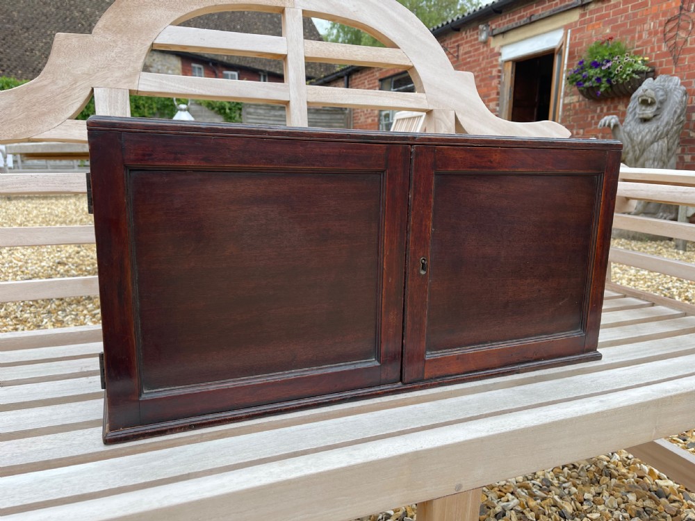 Georgian Mahogany table cabinet.  View II