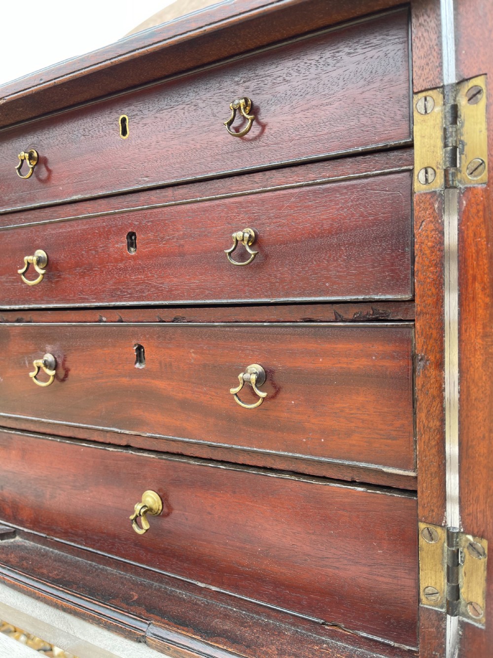Georgian Mahogany table cabinet.  View IV